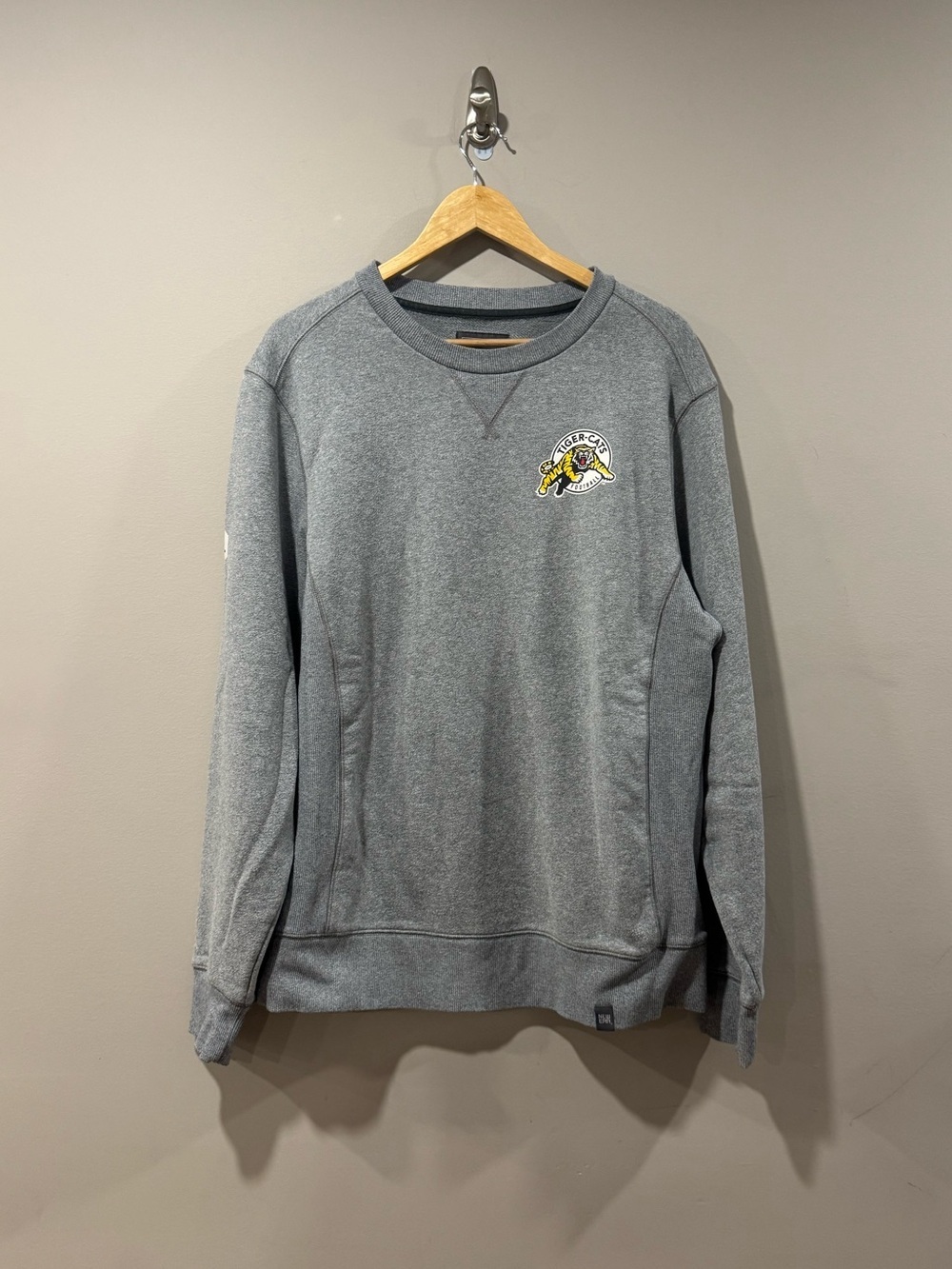 Hamilton Tiger-Cats CFL Football NEW ERA Pullover Crewneck Sweatshirt